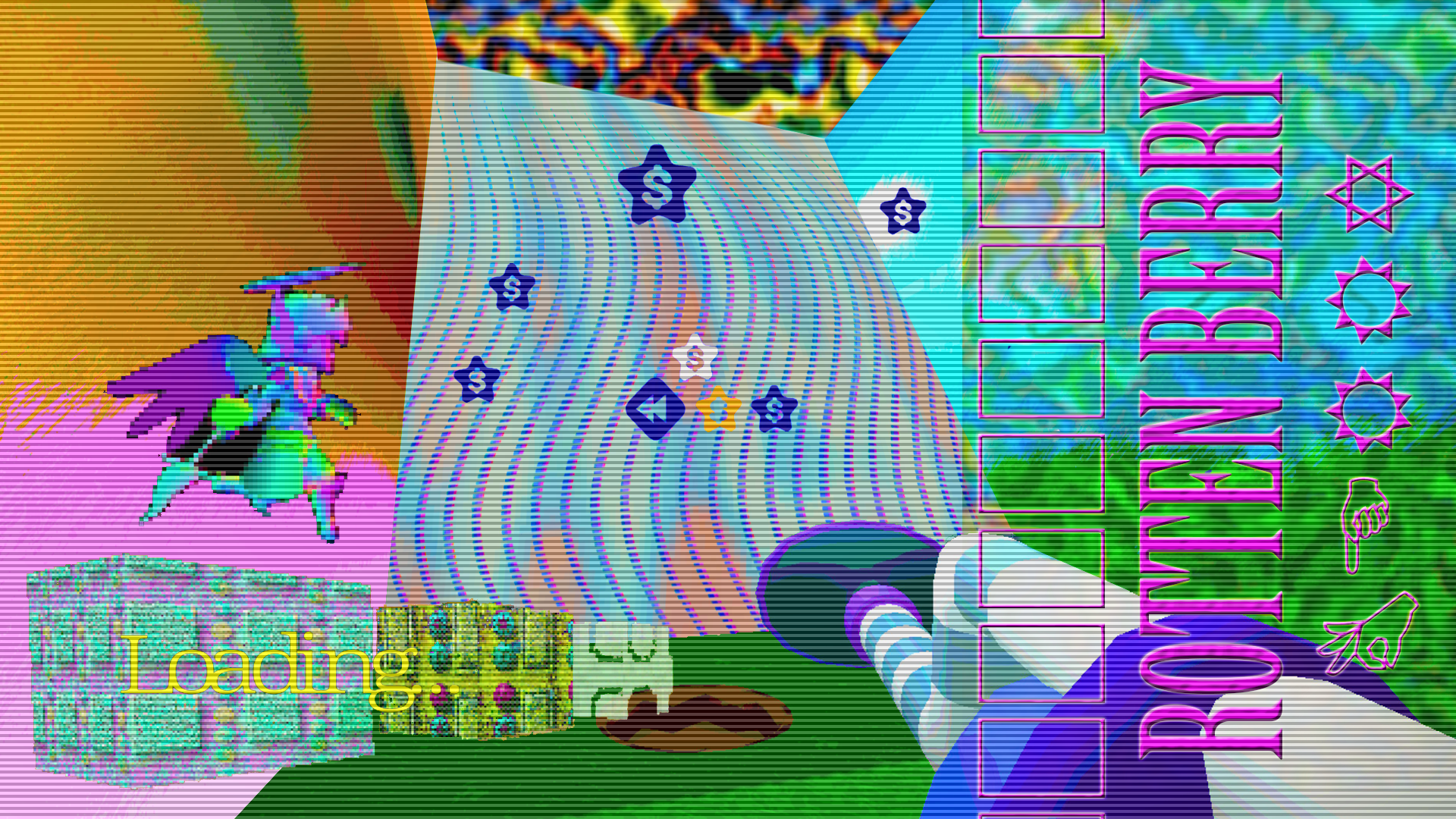 A surreal edit with elements from Berry Bury Berry and Valkyrie Saga