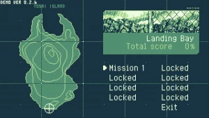 A map displaying the mission list.
