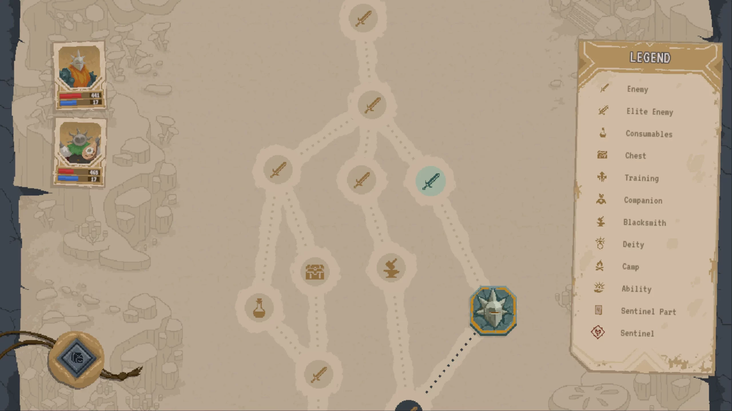 The world map showing different options of fixed paths. 