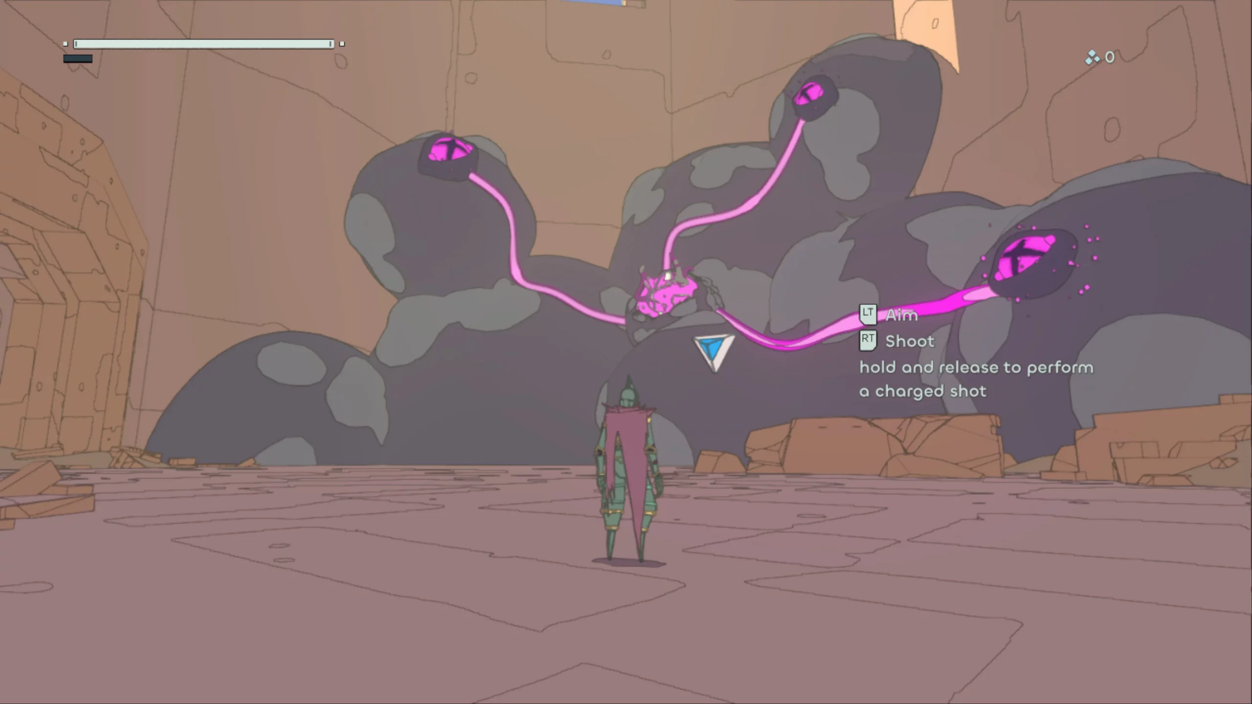 Proganost looking at an ancient techology that looks like spreading tentacles. 