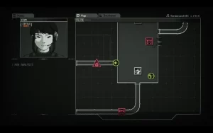 A map with different looking and coloured symbols. 