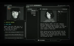 A database showing data about Morrigan. 